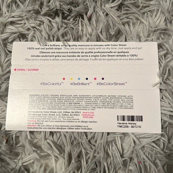 NEW in Package Color Street Nail Strips - Havana Honey - Picture 2 of 3